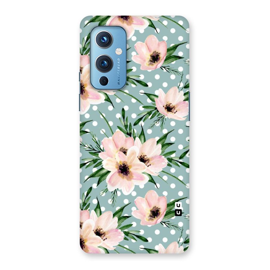 Polka Art Floral Back Case for OnePlus 9