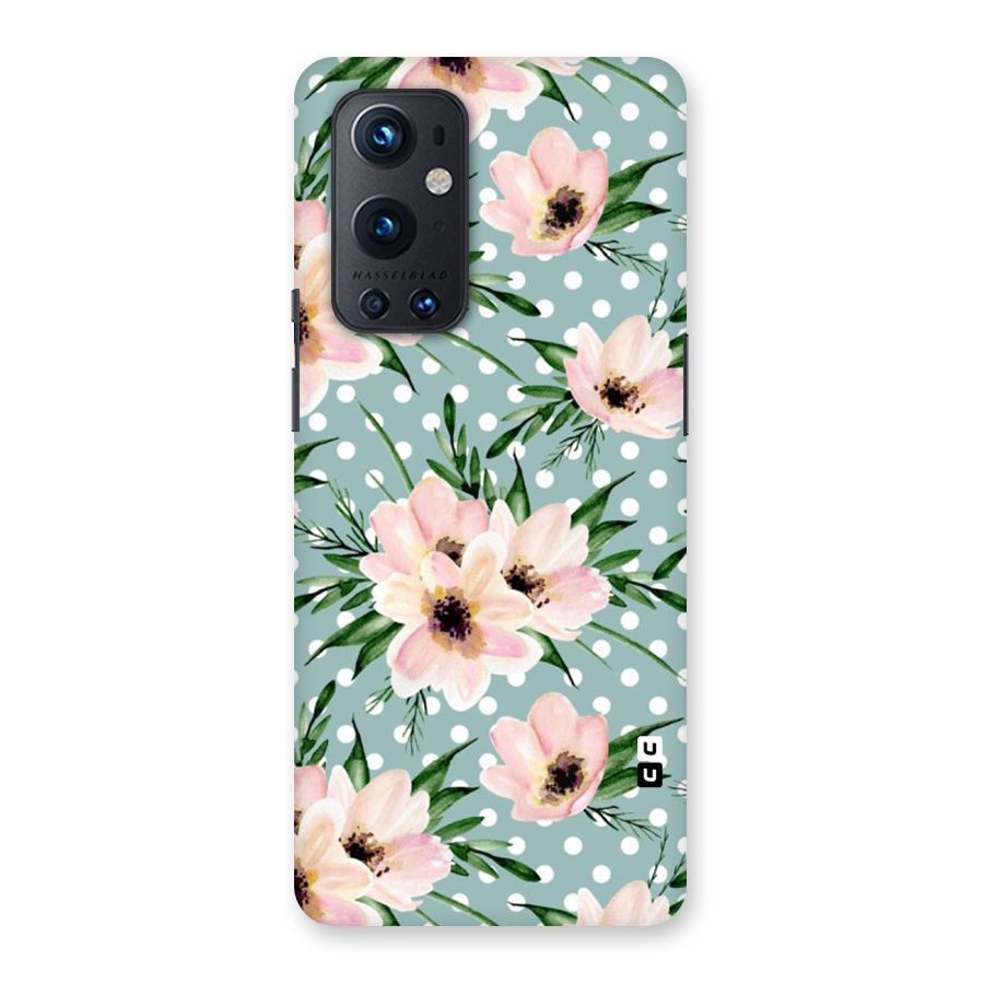Polka Art Floral Back Case for OnePlus 9 Pro