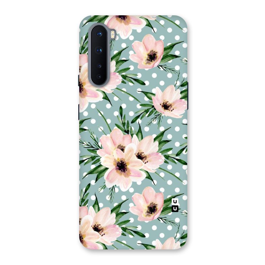 Polka Art Floral Back Case for OnePlus Nord