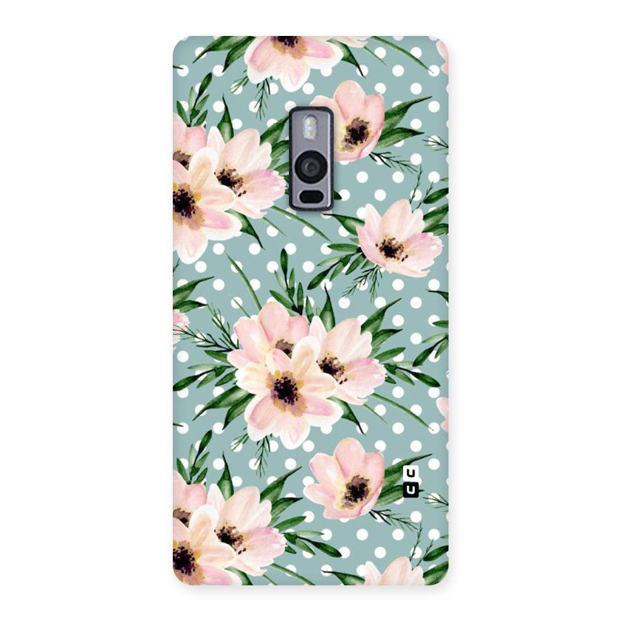 Polka Art Floral Back Case for OnePlus Two