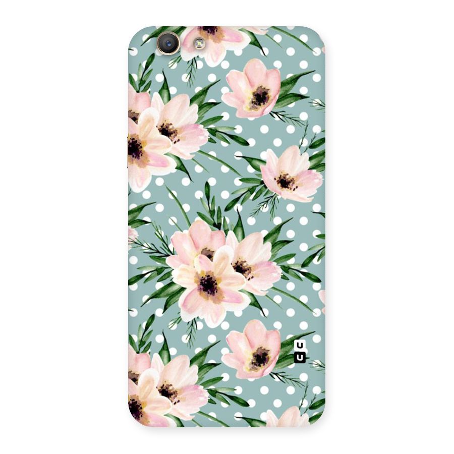 Polka Art Floral Back Case for Oppo A59