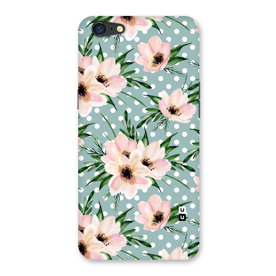 Polka Art Floral Back Case for Oppo A71