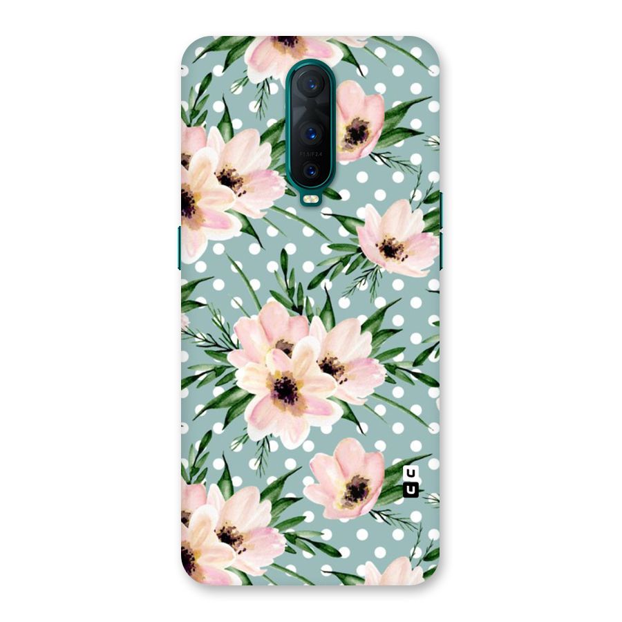 Polka Art Floral Back Case for Oppo R17 Pro