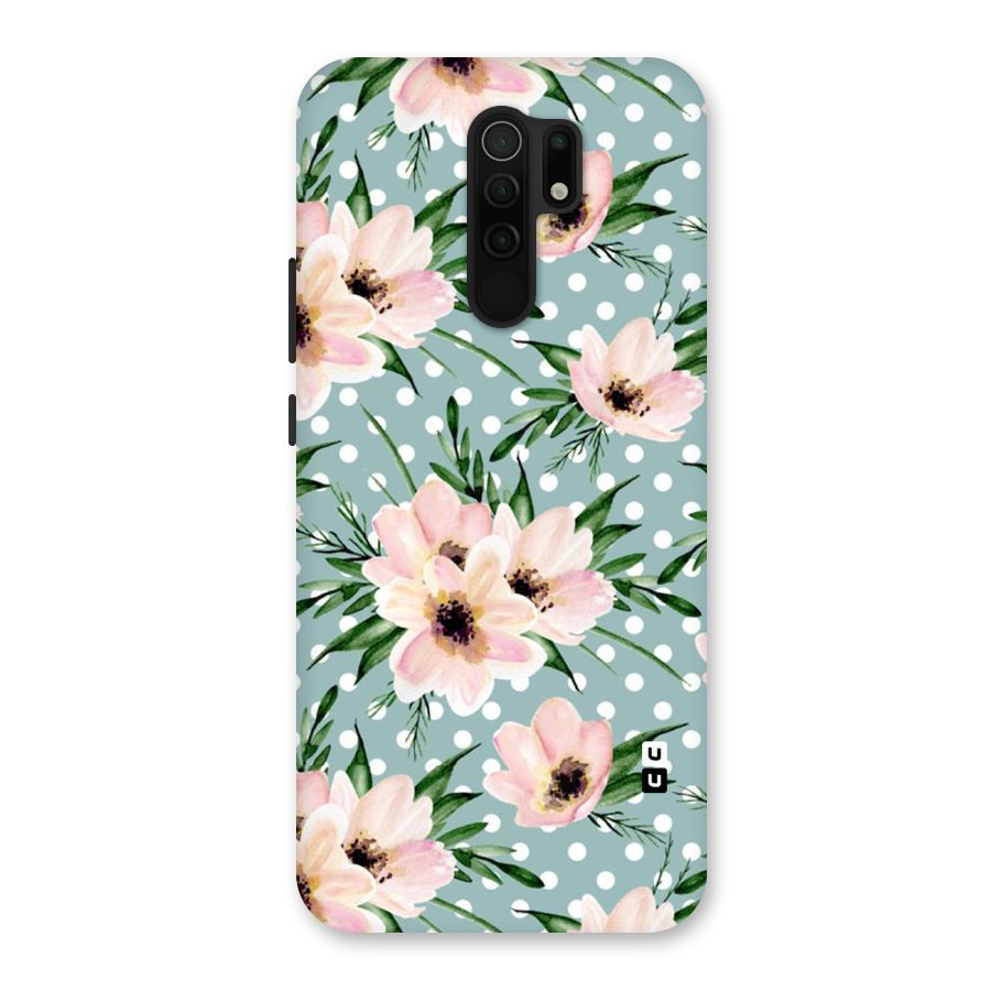 Polka Art Floral Back Case for Poco M2