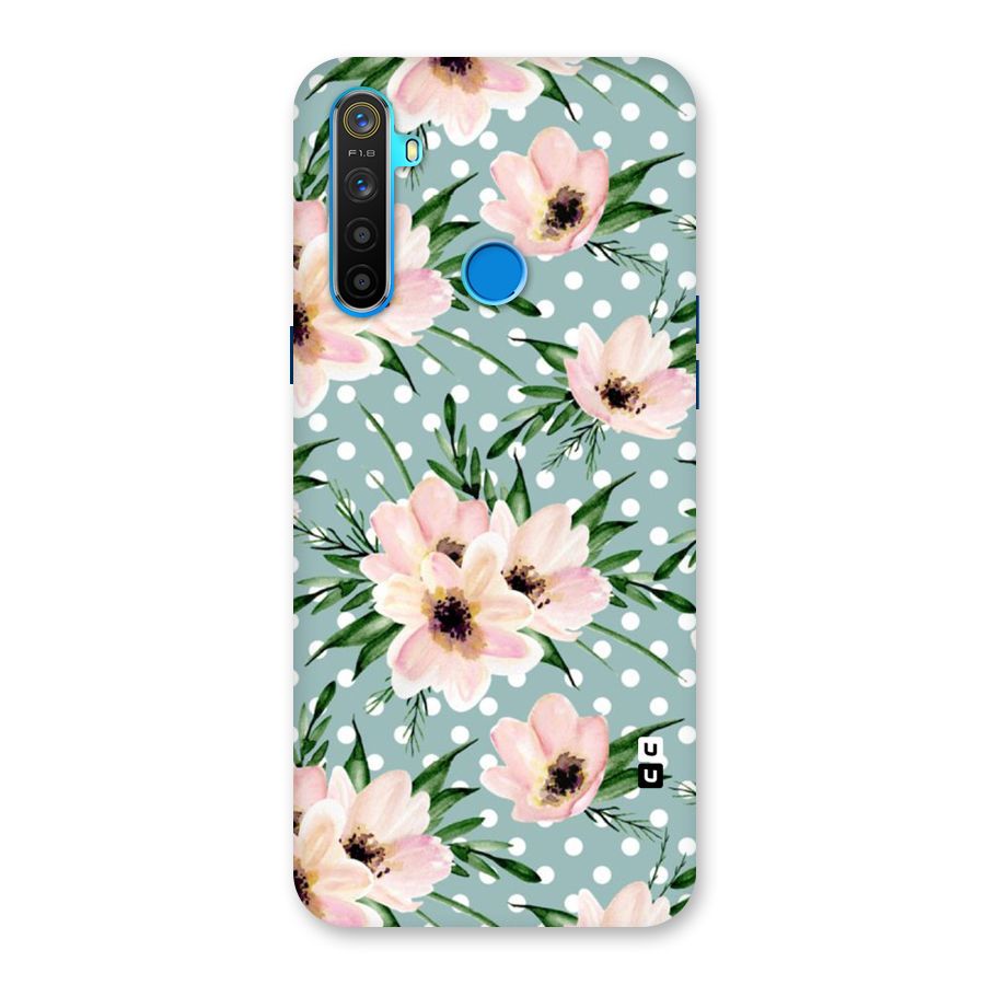Polka Art Floral Back Case for Realme 5s