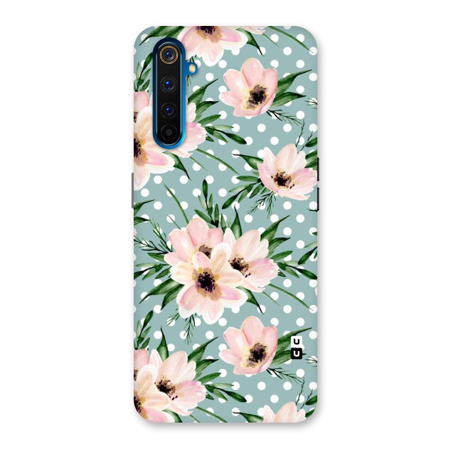 Polka Art Floral Back Case for Realme 6 Pro