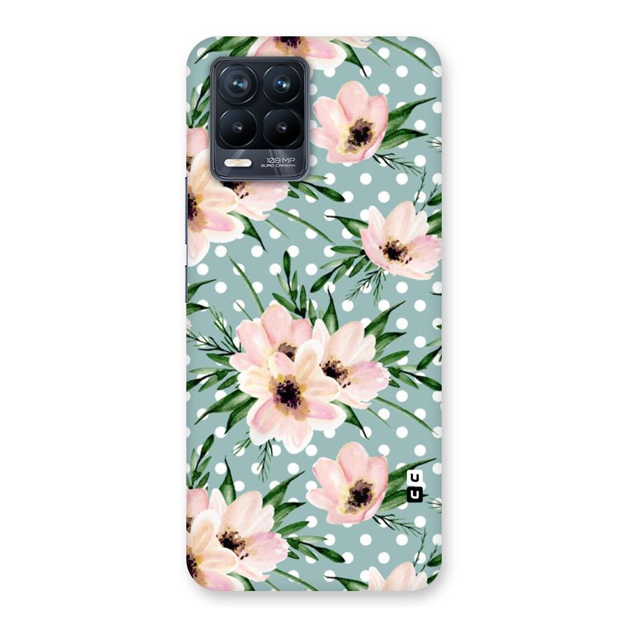 Polka Art Floral Back Case for Realme 8 Pro