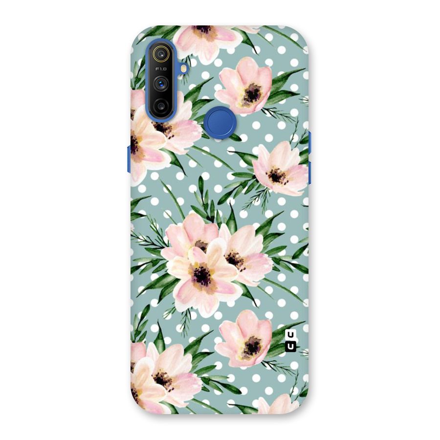 Polka Art Floral Back Case for Realme Narzo 10A