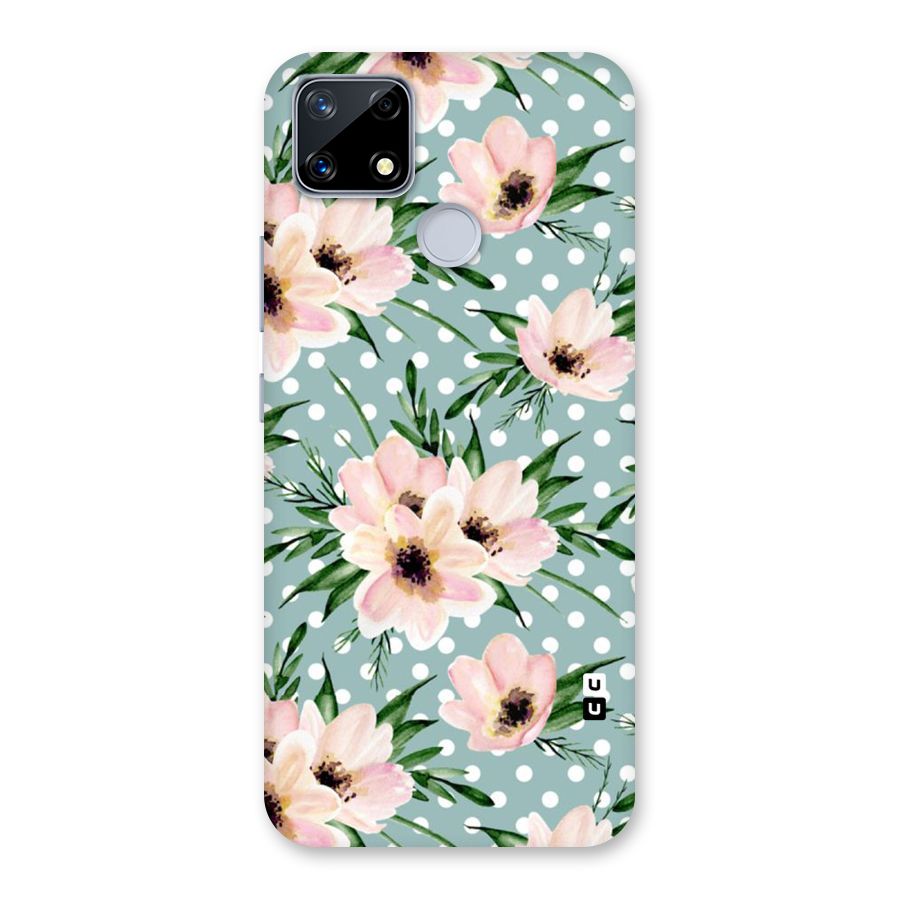 Polka Art Floral Back Case for Realme Narzo 20