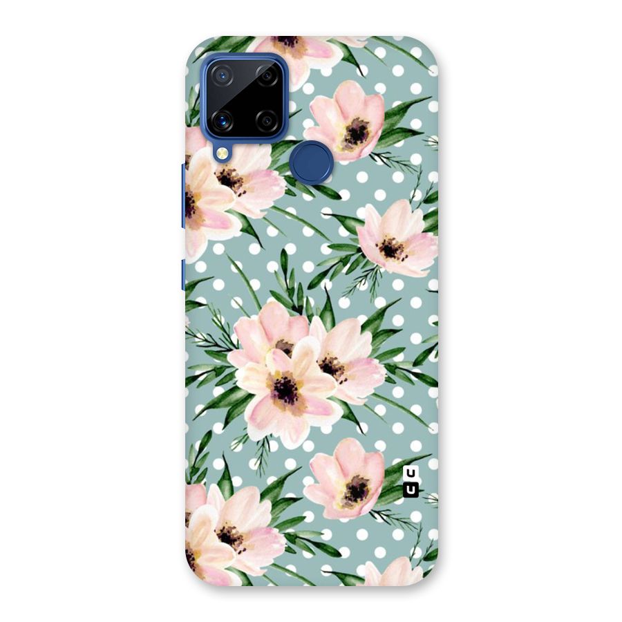 Polka Art Floral Back Case for Realme Narzo 30A