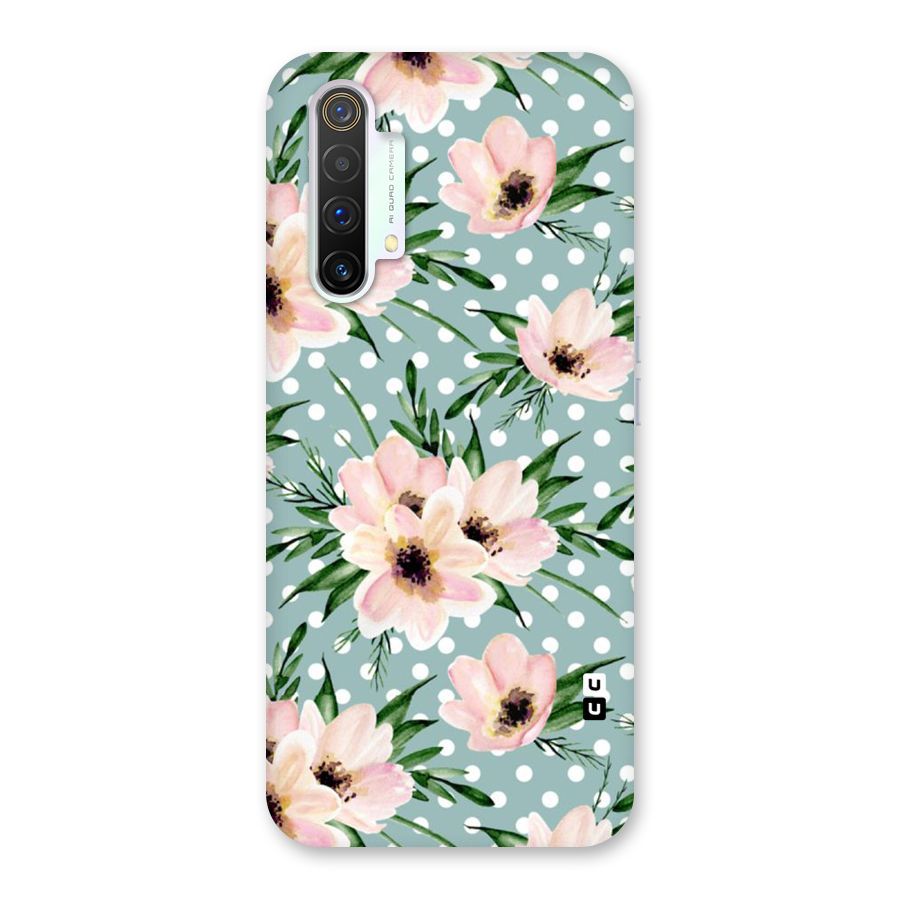 Polka Art Floral Back Case for Realme X3 SuperZoom