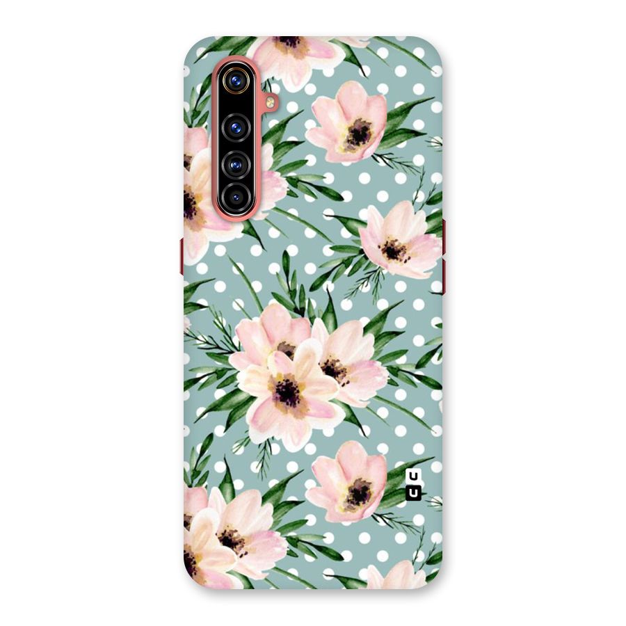 Polka Art Floral Back Case for Realme X50 Pro