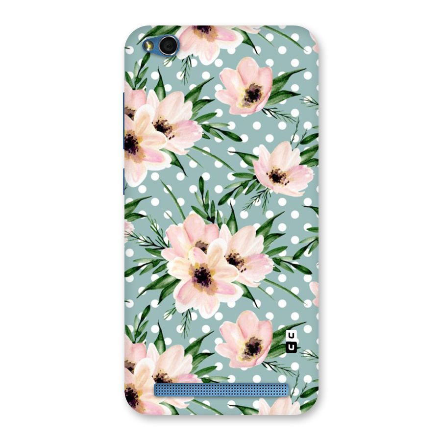 Polka Art Floral Back Case for Redmi 5A