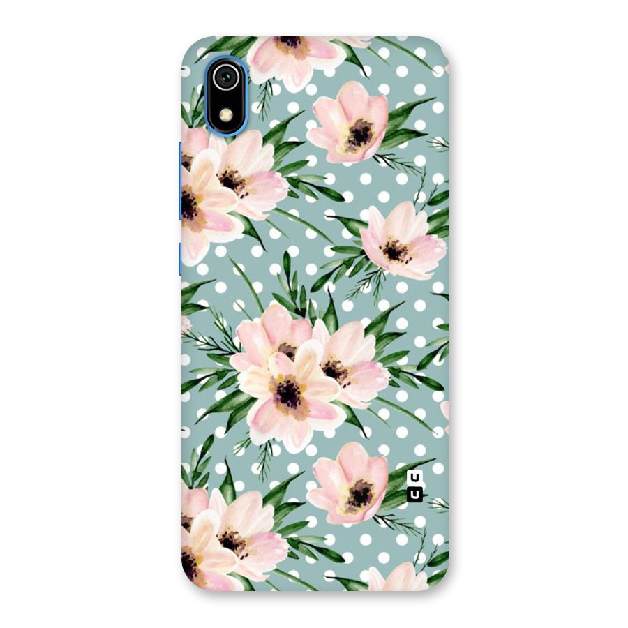 Polka Art Floral Back Case for Redmi 7A