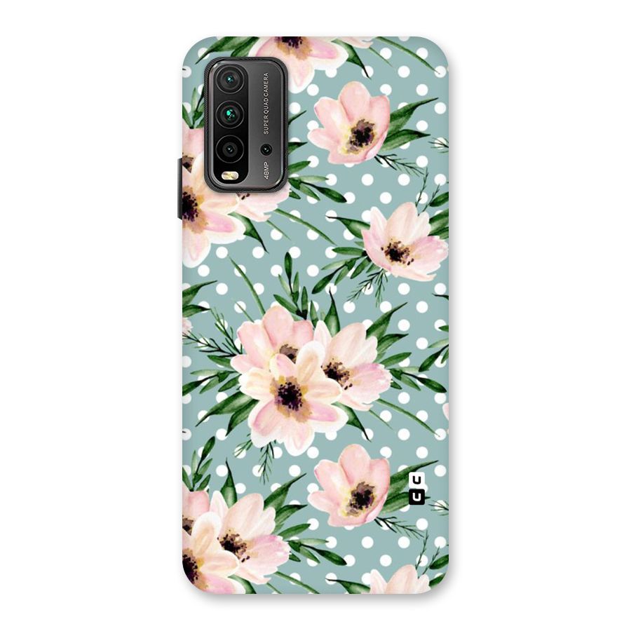 Polka Art Floral Back Case for Redmi 9 Power