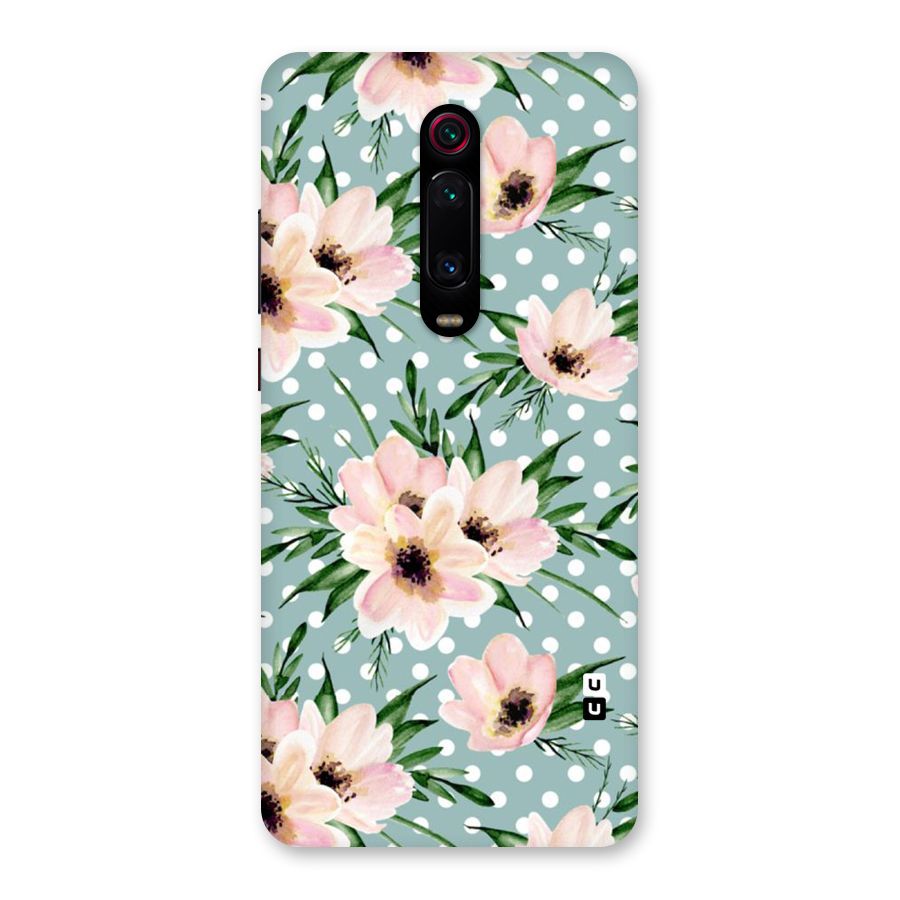 Polka Art Floral Back Case for Redmi K20