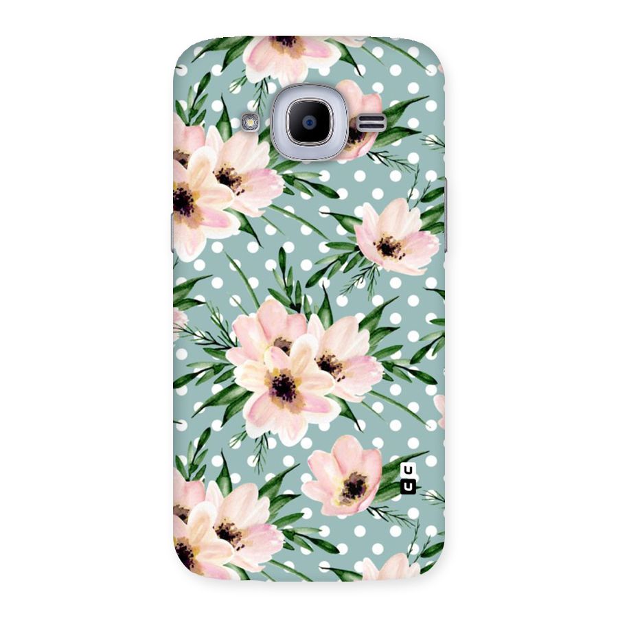 Polka Art Floral Back Case for Samsung Galaxy J2 Pro