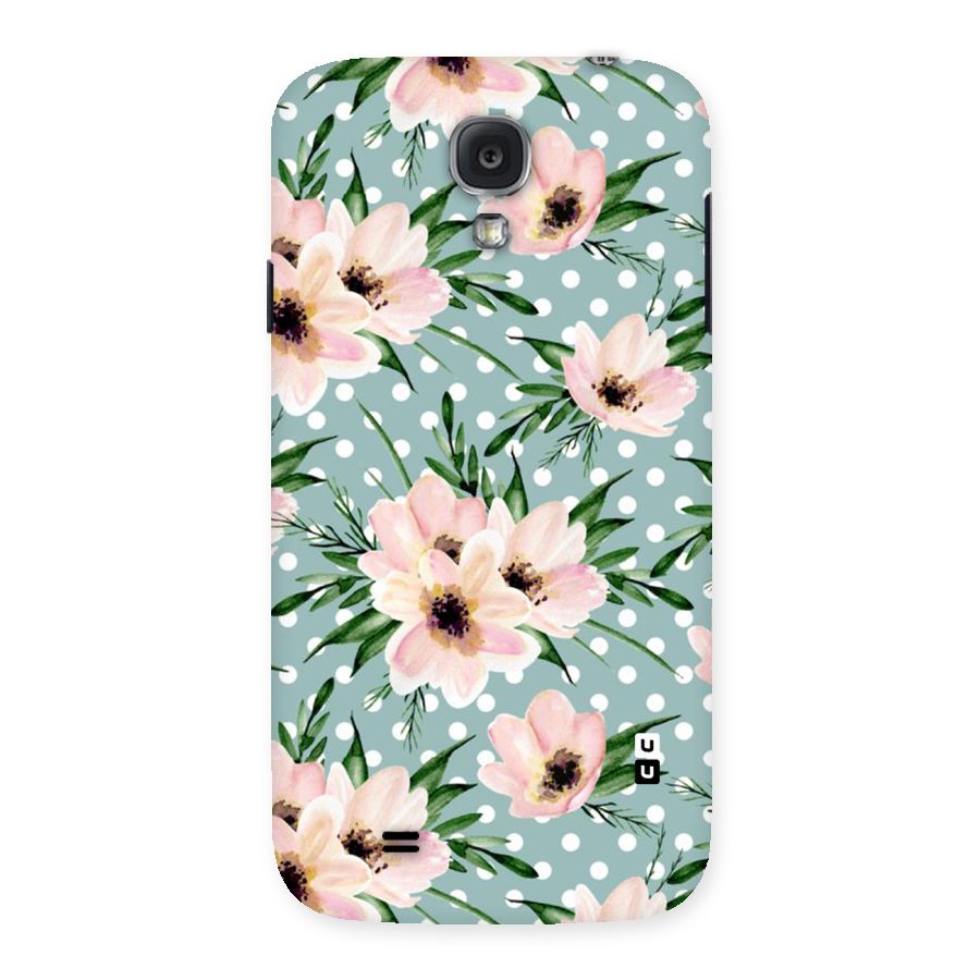 Polka Art Floral Back Case for Samsung Galaxy S4
