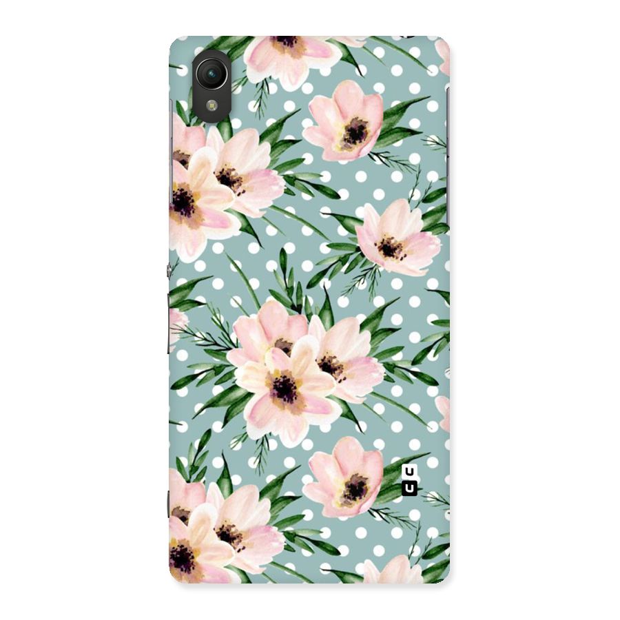 Polka Art Floral Back Case for Sony Xperia Z2