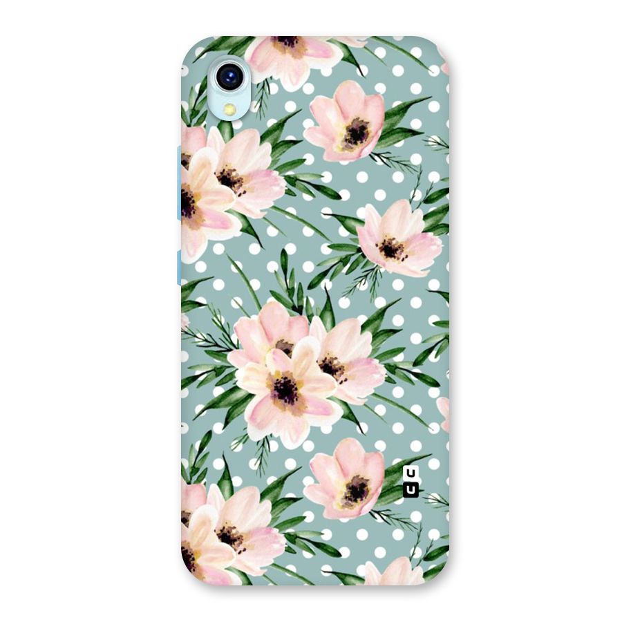 Polka Art Floral Back Case for Vivo Y1s