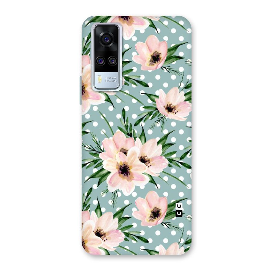 Polka Art Floral Back Case for Vivo Y31