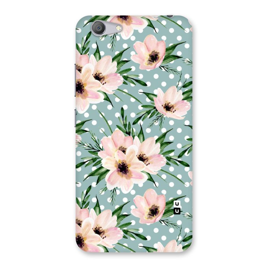 Polka Art Floral Back Case for Vivo Y53