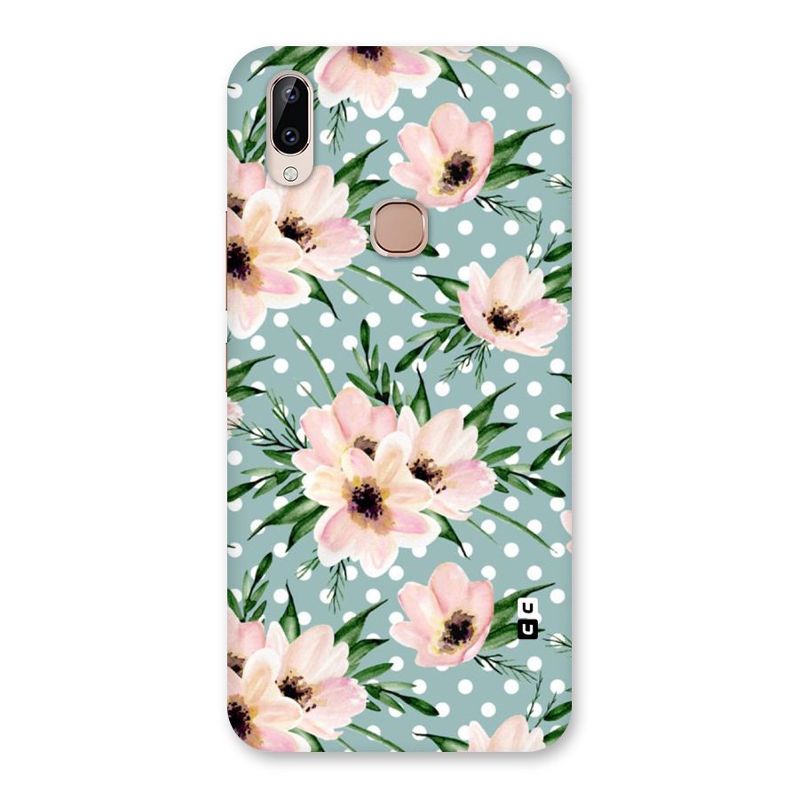 Polka Art Floral Back Case for Vivo Y83 Pro