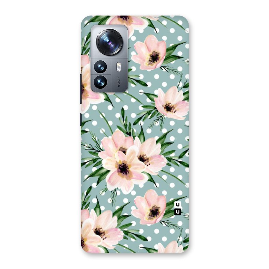 Polka Art Floral Back Case for Xiaomi 12 Pro