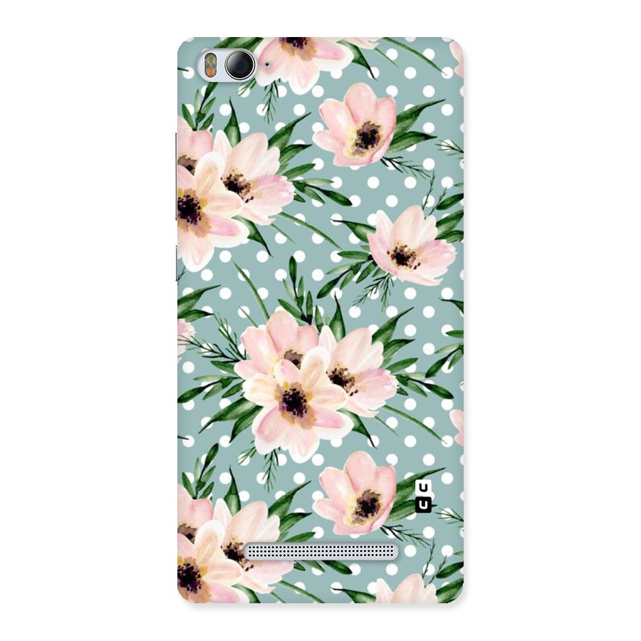 Polka Art Floral Back Case for Xiaomi Mi4i