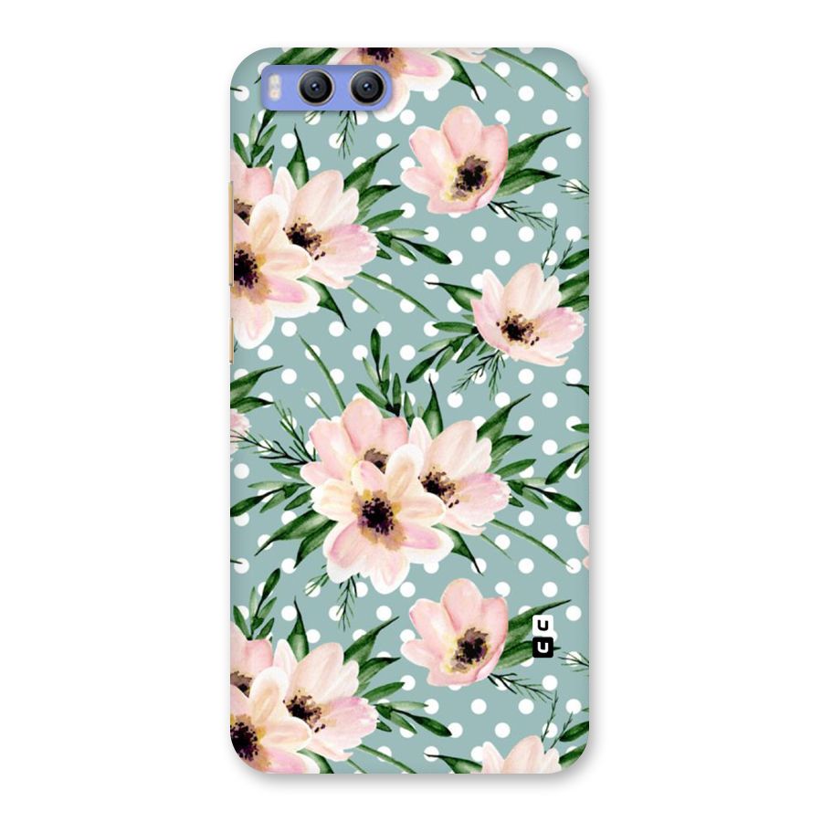 Polka Art Floral Back Case for Xiaomi Mi 6