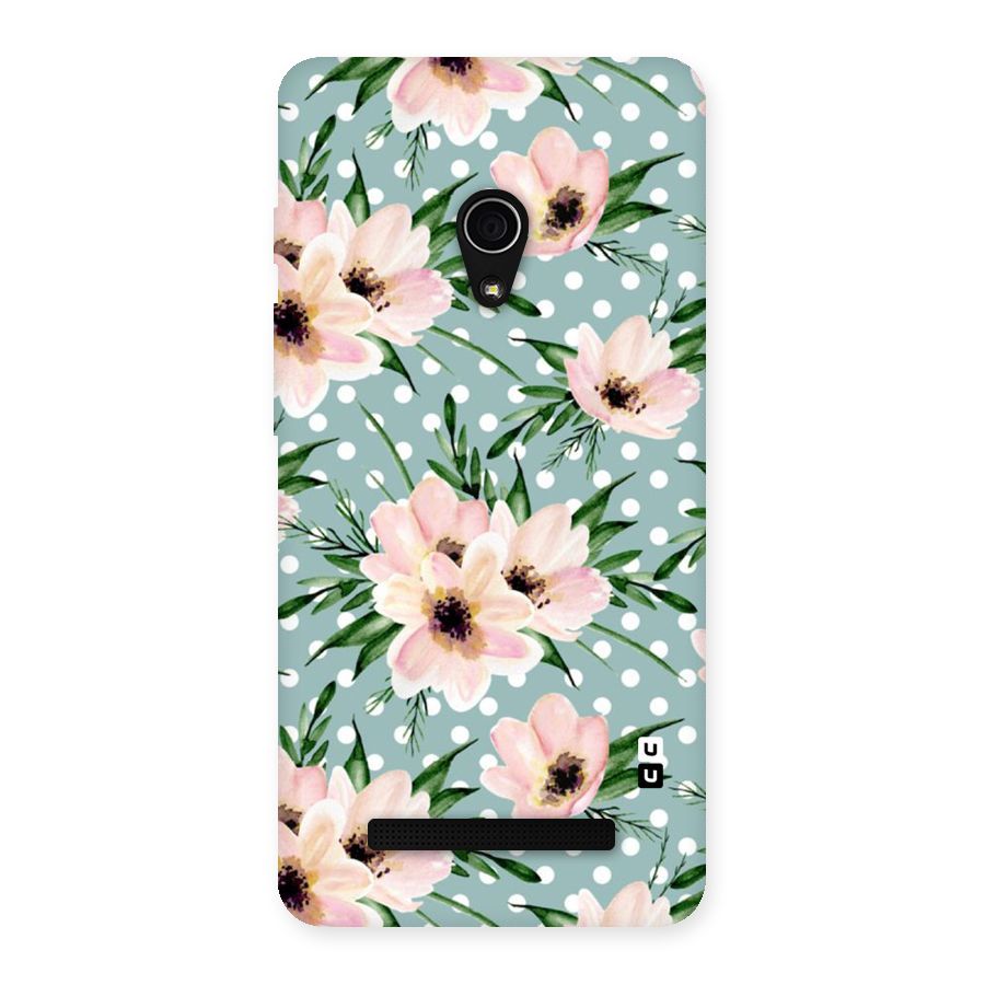 Polka Art Floral Back Case for Zenfone 5
