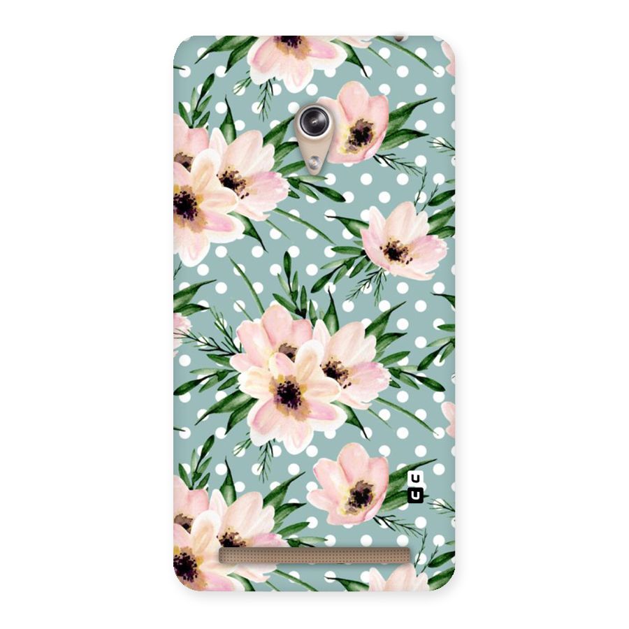 Polka Art Floral Back Case for Zenfone 6