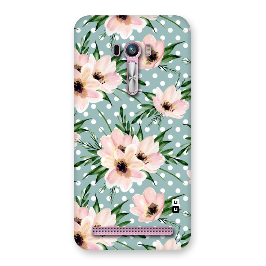 Polka Art Floral Back Case for Zenfone Selfie