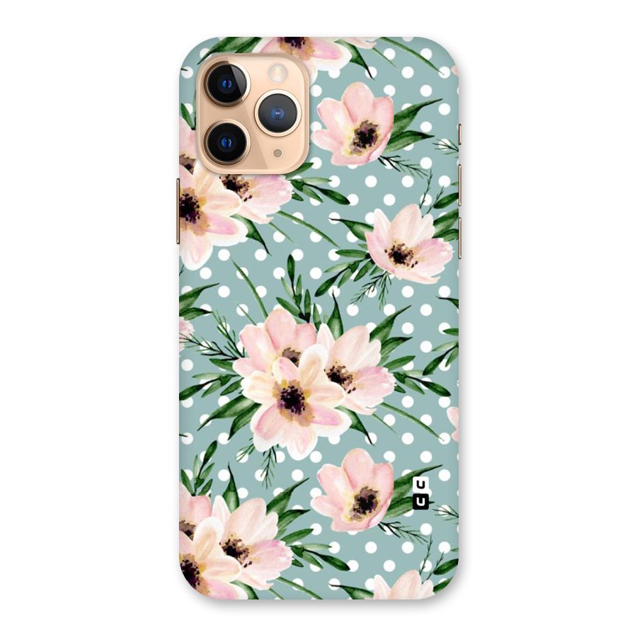 Polka Art Floral Back Case for iPhone 11 Pro