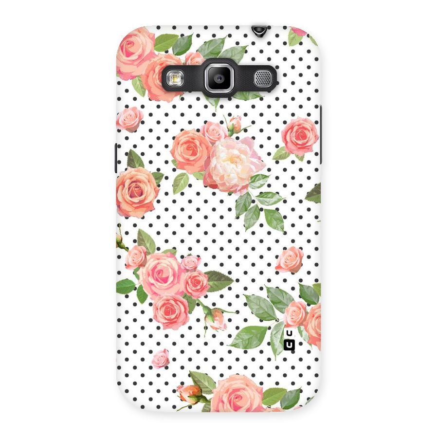 Polka Bloom White Back Case for Galaxy Grand Quattro