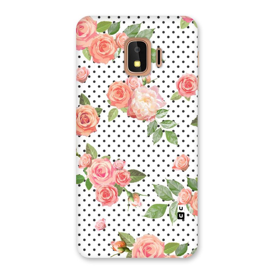 Polka Bloom White Back Case for Galaxy J2 Core