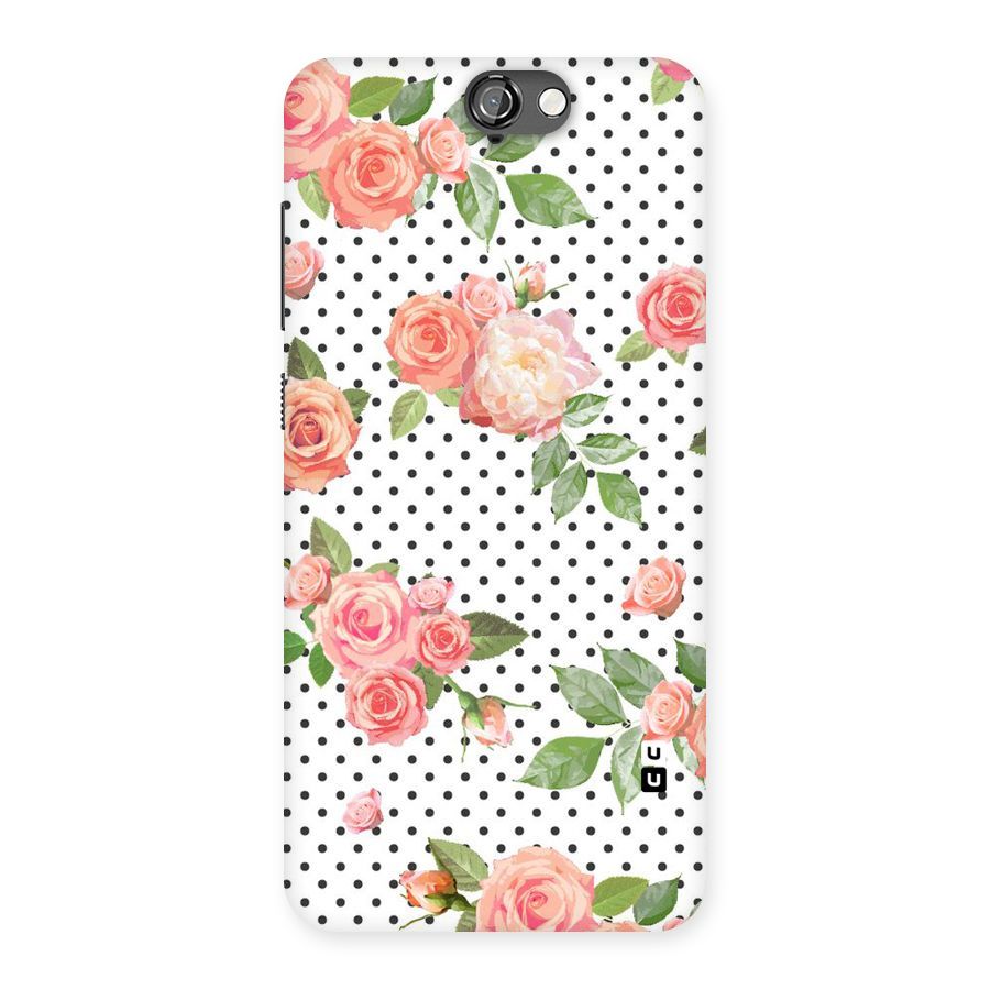 Polka Bloom White Back Case for HTC One A9