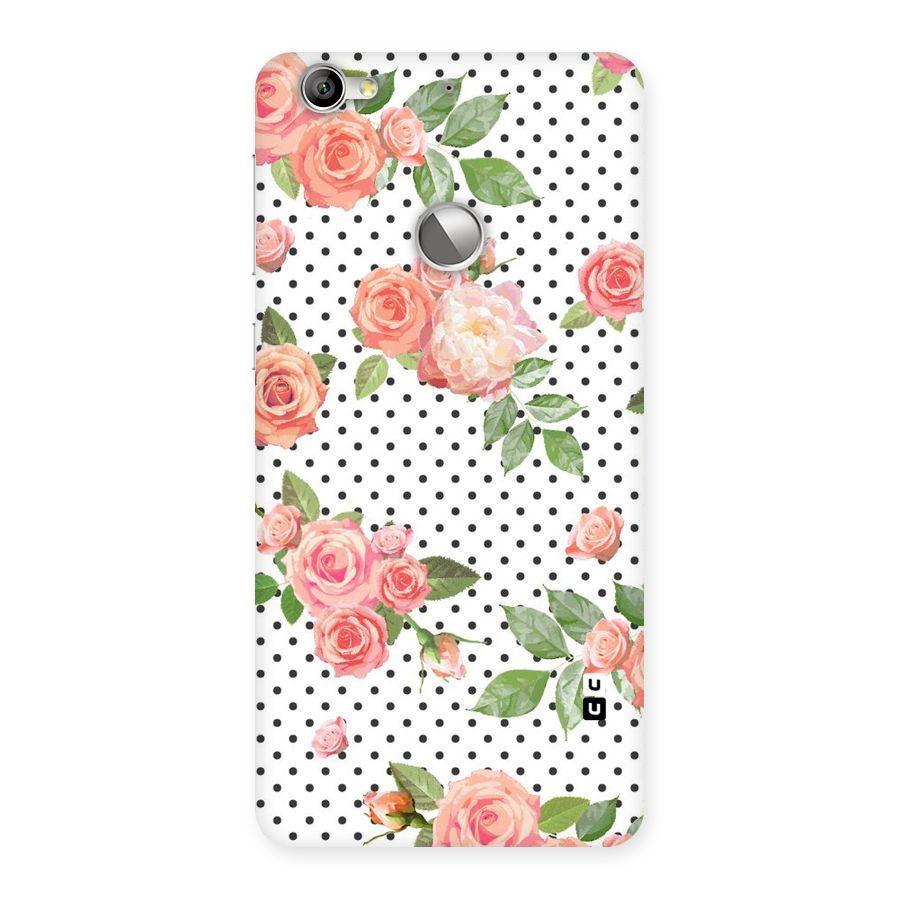 Polka Bloom White Back Case for LeTV Le 1s