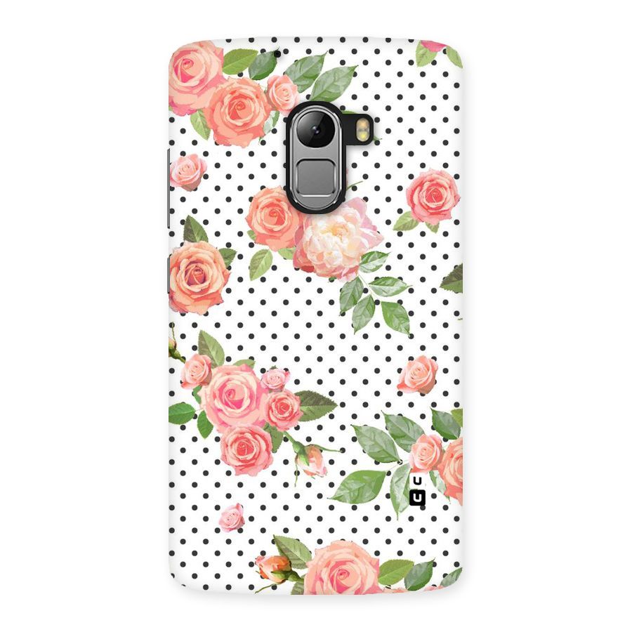 Polka Bloom White Back Case for Lenovo K4 Note