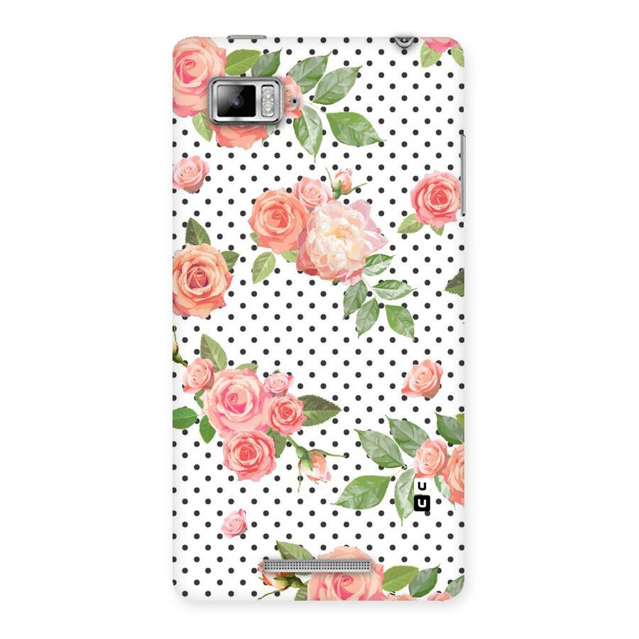 Polka Bloom White Back Case for Lenovo Vibe Z K910