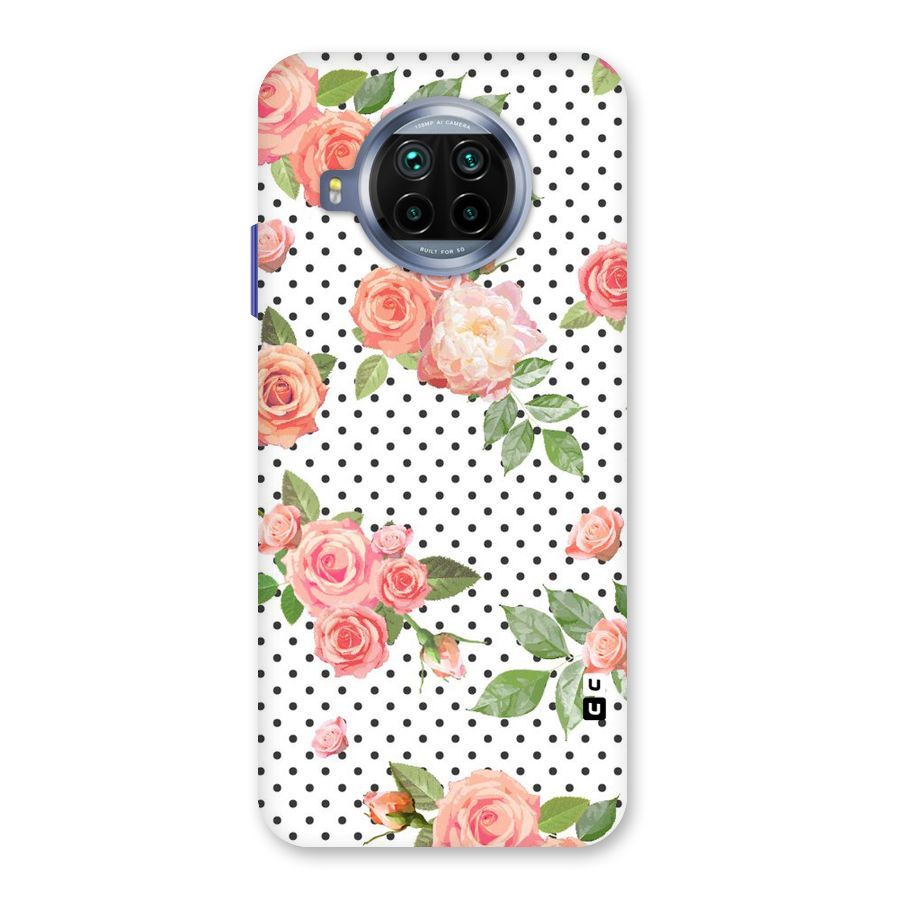 Polka Bloom White Back Case for Mi 10i