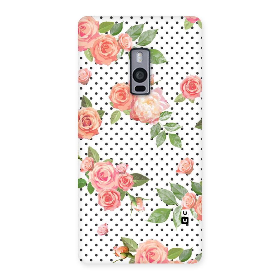 Polka Bloom White Back Case for OnePlus Two