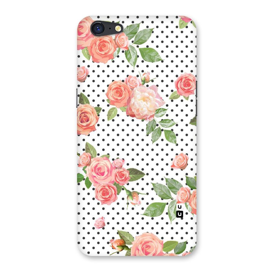 Polka Bloom White Back Case for Oppo A71