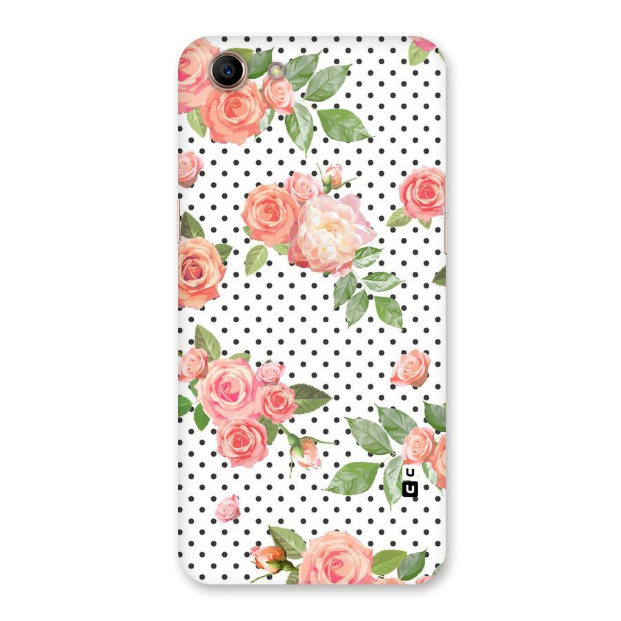 Polka Bloom White Back Case for Oppo A83 (2018)
