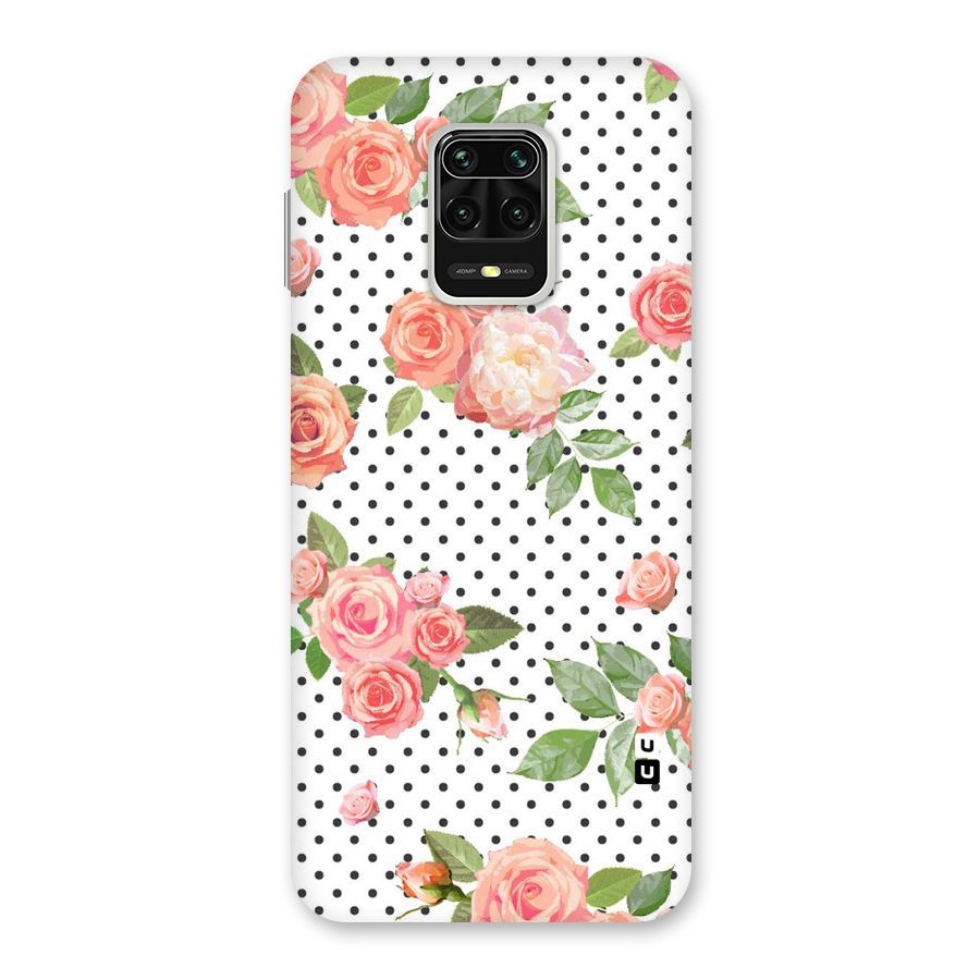 Polka Bloom White Back Case for Poco M2 Pro