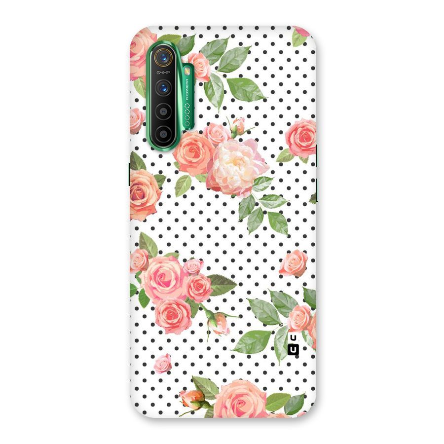 Polka Bloom White Back Case for Realme X2