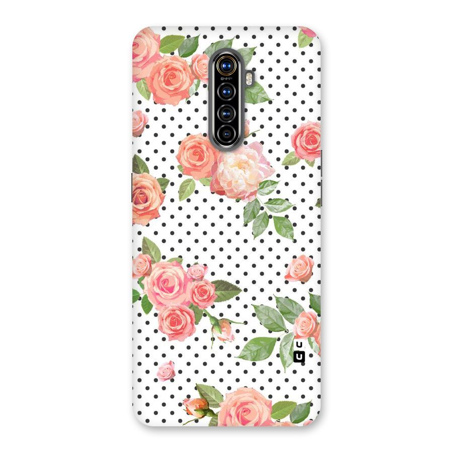 Polka Bloom White Back Case for Realme X2 Pro