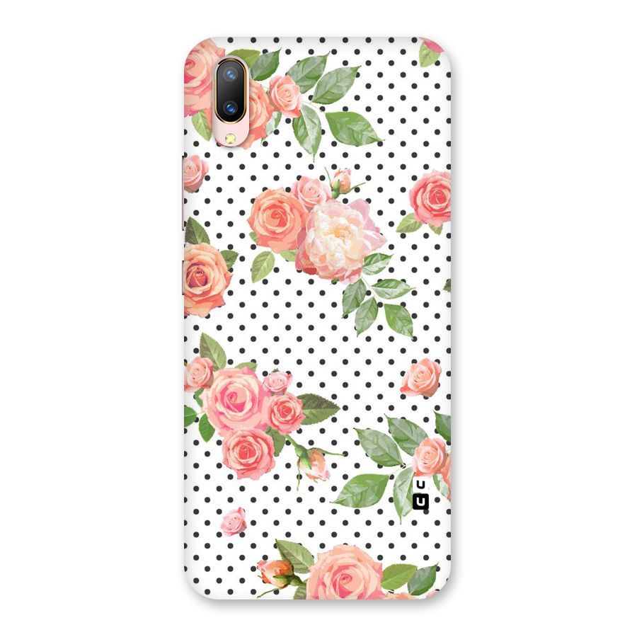 Polka Bloom White Back Case for Vivo V11 Pro