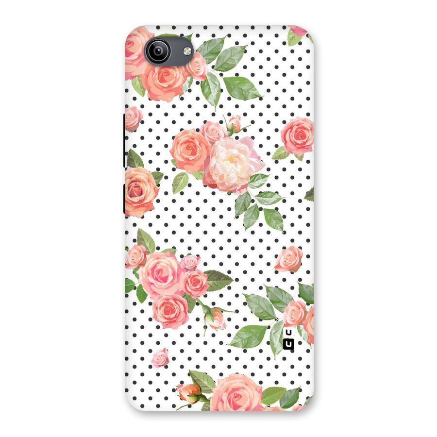 Polka Bloom White Back Case for Vivo Y81i