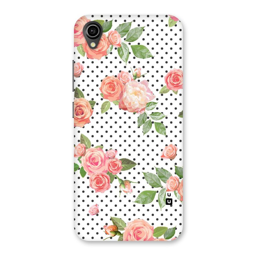 Polka Bloom White Back Case for Vivo Y90